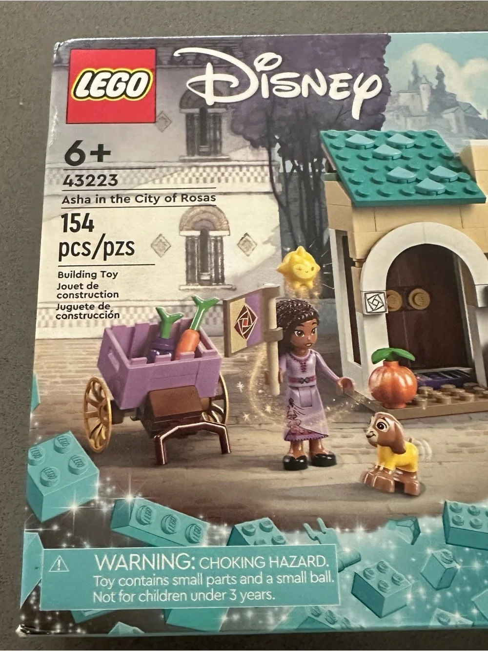 LEGO Disney Wish 43223 Asha in the City of Rosas Building Set 154 Pieces NIB
